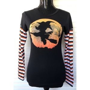 Disney Minnie Mouse Halloween Long Sleeve Tee